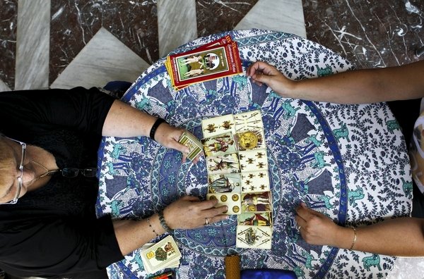 El ambiente ideal para una lectura de tarot